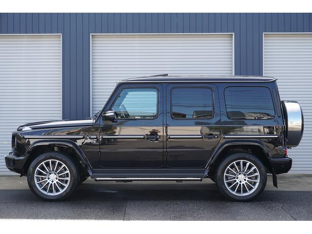 Ｇクラス Ｇ５５０　ＡＭＧライン　１オーナー　左Ｈ　エクスクルーシブＰＫＧ　電動サイドステップ　プロテクションフィルム　サンルーフ　ナッパレザー　電動シート／ヒーター／クーラー／マッサージ　ブルメスター　２０インチＷ　屋内保管　禁煙車（10枚目）