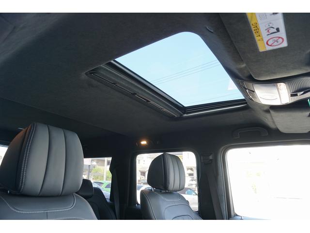 Ｇクラス Ｇ５５０　ＡＭＧライン　１オーナー　左Ｈ　エクスクルーシブＰＫＧ　電動サイドステップ　プロテクションフィルム　サンルーフ　ナッパレザー　電動シート／ヒーター／クーラー／マッサージ　ブルメスター　２０インチＷ　屋内保管　禁煙車（33枚目）