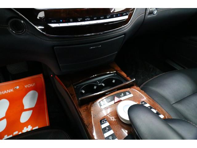 Sクラス S550 ブルーエフィシェンシー ロング 後期モデル リアエンターテイメント カールソン20インチアルミ 左ハンドル 黒革シート ディーラー車 社外地デジチューナー スモークヘッドライト カールソンエンブレム サンルーフ 5.2万キロ スペア(23枚目)