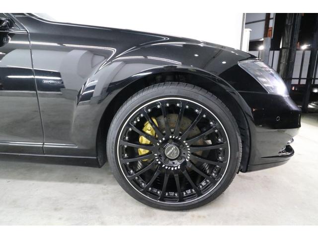 Sクラス S550 ブルーエフィシェンシー ロング 後期モデル リアエンターテイメント カールソン20インチアルミ 左ハンドル 黒革シート ディーラー車 社外地デジチューナー スモークヘッドライト カールソンエンブレム サンルーフ 5.2万キロ スペア(32枚目)