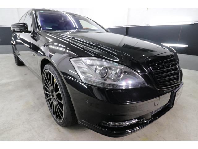 Sクラス S550 ブルーエフィシェンシー ロング 後期モデル リアエンターテイメント カールソン20インチアルミ 左ハンドル 黒革シート ディーラー車 社外地デジチューナー スモークヘッドライト カールソンエンブレム サンルーフ 5.2万キロ スペア(40枚目)