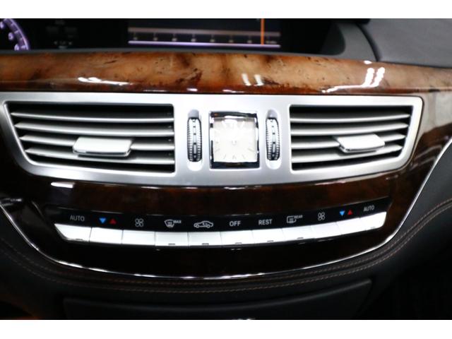 Sクラス S550 ブルーエフィシェンシー ロング 後期モデル リアエンターテイメント カールソン20インチアルミ 左ハンドル 黒革シート ディーラー車 社外地デジチューナー スモークヘッドライト カールソンエンブレム サンルーフ 5.2万キロ スペア(64枚目)