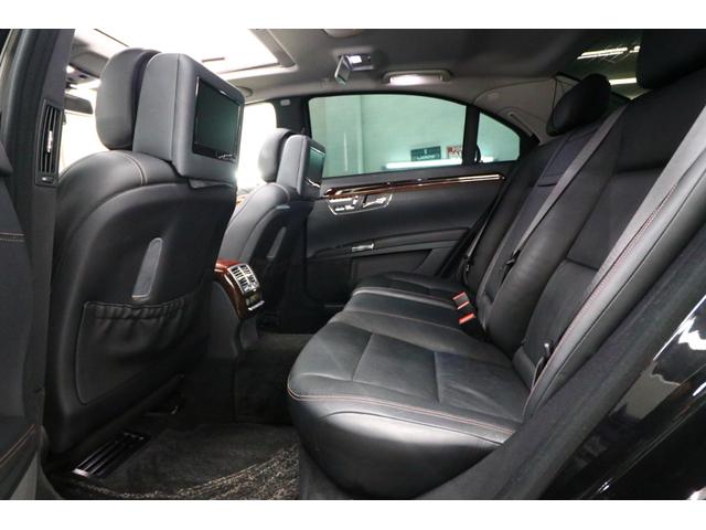 Sクラス S550 ブルーエフィシェンシー ロング 後期モデル リアエンターテイメント カールソン20インチアルミ 左ハンドル 黒革シート ディーラー車 社外地デジチューナー スモークヘッドライト カールソンエンブレム サンルーフ 5.2万キロ スペア(72枚目)