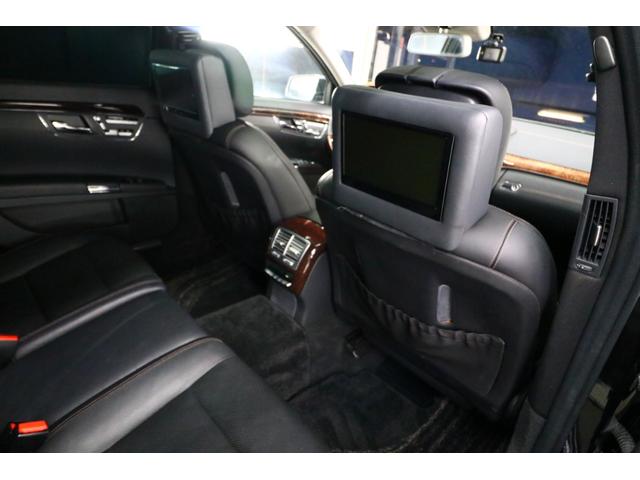 Sクラス S550 ブルーエフィシェンシー ロング 後期モデル リアエンターテイメント カールソン20インチアルミ 左ハンドル 黒革シート ディーラー車 社外地デジチューナー スモークヘッドライト カールソンエンブレム サンルーフ 5.2万キロ スペア(74枚目)