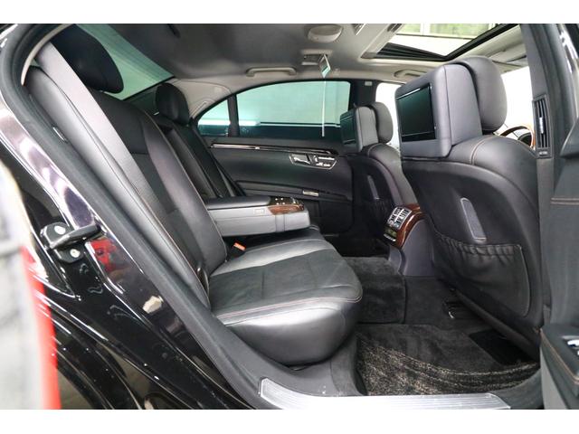 Sクラス S550 ブルーエフィシェンシー ロング 後期モデル リアエンターテイメント カールソン20インチアルミ 左ハンドル 黒革シート ディーラー車 社外地デジチューナー スモークヘッドライト カールソンエンブレム サンルーフ 5.2万キロ スペア(77枚目)