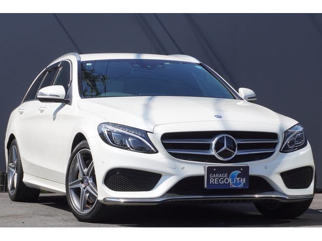 Ｃ２２０ｄ　ステーションワゴン　スポーツ　ディーゼル車　レーダーセーフティＰＫＧ　黒革スポーツシート　純正ナビ　地デジフルセグＴＶ　走行中可　リアビューカメラ　パークセンサー　ドラレコ　オートリアゲート　ＬＥＤヘッドライト　スマートキー(5枚目)