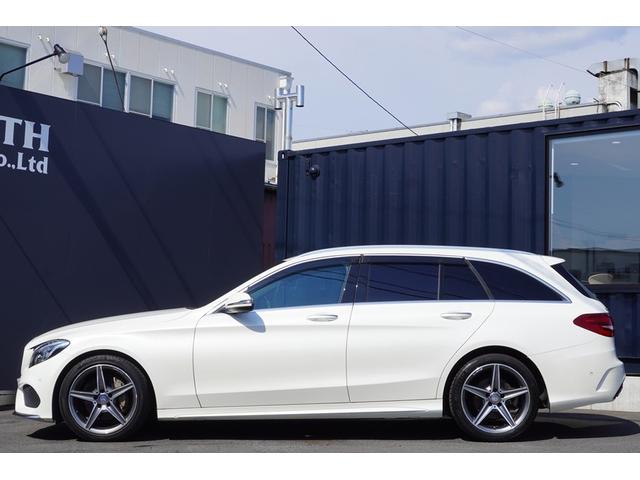 Ｃ２２０ｄ　ステーションワゴン　スポーツ　ディーゼル車　レーダーセーフティＰＫＧ　黒革スポーツシート　純正ナビ　地デジフルセグＴＶ　走行中可　リアビューカメラ　パークセンサー　ドラレコ　オートリアゲート　ＬＥＤヘッドライト　スマートキー(14枚目)