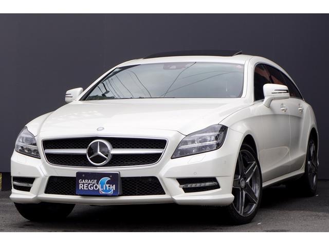 ＣＬＳクラス シューティングブレーク ＣＬＳ３５０ブルエフィシューティングＢ　ＡＭＧスポＰ　サンルーフ　社外１９インチＡＷ　オートリアゲート黒革シート　純正ナビ　地デジフルセグＴＶ　ＤＶＤビデオ　走行中可　ドラレコ　リアビューカメラ　ＬＥＤヘッドライト　アイドリングストップ　スマートキー（3枚目）