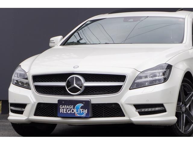 ＣＬＳクラス シューティングブレーク ＣＬＳ３５０ブルエフィシューティングＢ　ＡＭＧスポＰ　サンルーフ　社外１９インチＡＷ　オートリアゲート黒革シート　純正ナビ　地デジフルセグＴＶ　ＤＶＤビデオ　走行中可　ドラレコ　リアビューカメラ　ＬＥＤヘッドライト　アイドリングストップ　スマートキー（4枚目）