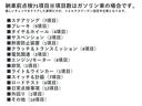 点検項目は71項目に及びます。