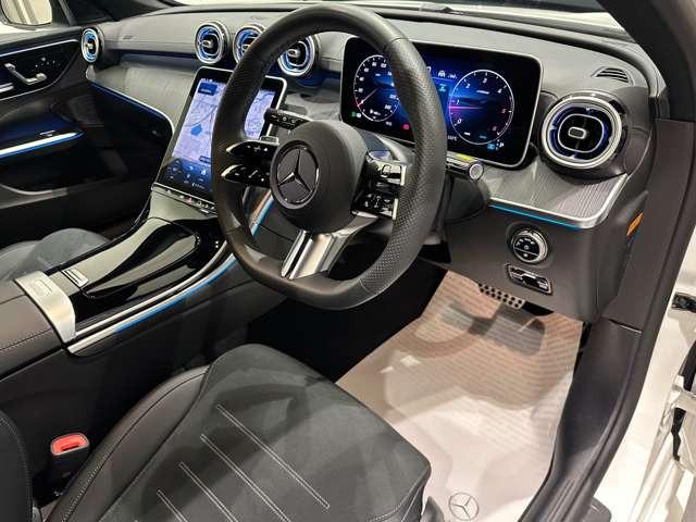 Ｃクラスステーションワゴン Ｃ２２０ｄ　ステーションワゴン　スポーツ　ＩＳＧ　ディーゼルターボ　ＭＰ２０２５０２　元デモカー　禁煙車（14枚目）