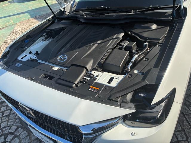 ＣＸ－６０ ＸＤ　Ｌパッケージ　ワンオーナー　禁煙車　衝突軽減ブレー純正１２．３インチフルセクナビ　ＥＴＣ　全周囲カメラ　ＲＣＣ　黒革シート　パワーシート　シート／ステアリングヒーター　電動リアゲート　取扱説明書　スペアキー有（46枚目）