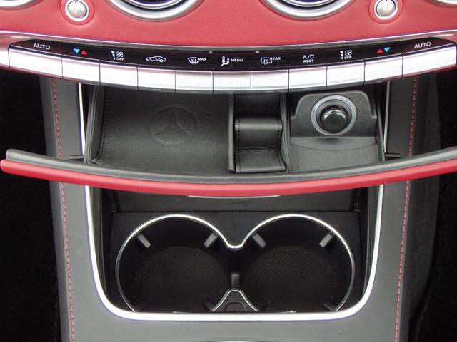 Sクラス S560 カブリオレ 弊社ユーザー様買取り車両 右H 純正パーツS63仕様 ダークレッドソフトトップ ベンガルレッドナッパレザー ダイヤモンドホワイト TVキャンセラー スワロフスキークリスタルPKG 純正20インチAW(52枚目)