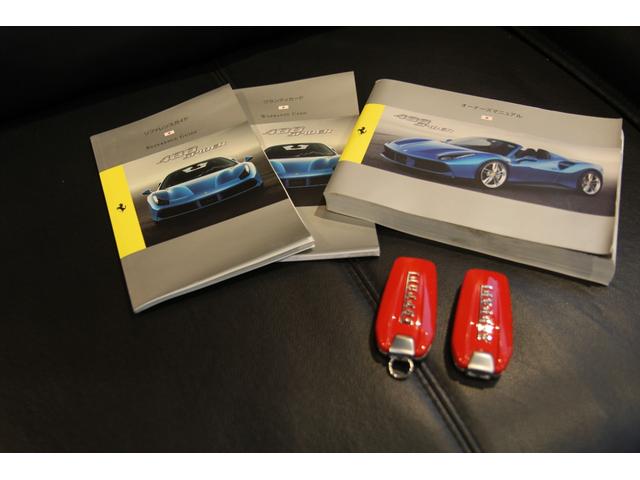 488スパイダー ベースグレード 正規D車 ブリリアントマフラー ロッソコルサ カーボンLEDステアリング フロントリフティング イエローブレーキキャリパー レッドレブカウンター 20インチ鍛造アルミホイール ETCドラレコレーダー(40枚目)