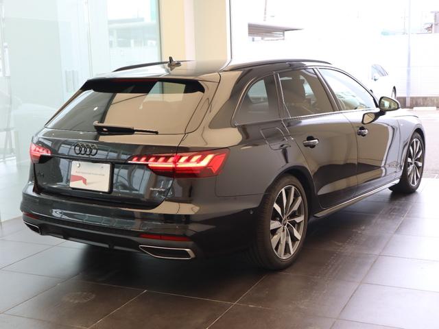 Ａ４アバント ４０ＴＤＩクワトロ　Ｓライン　マイスターシュトュック　レザーシート　ブラックスタイル　１８ＡＷ　マトリクスＬＥＤ　サラウンドモニター　ダンピングコントロールサスペンション　バーチャルコックピット　バーチャルコックピット　オートマテールゲート　元デモカー（8枚目）