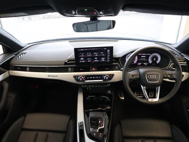 Ａ４アバント ４０ＴＤＩクワトロ　Ｓライン　マイスターシュトュック　レザーシート　ブラックスタイル　１８ＡＷ　マトリクスＬＥＤ　サラウンドモニター　ダンピングコントロールサスペンション　バーチャルコックピット　バーチャルコックピット　オートマテールゲート　元デモカー（13枚目）