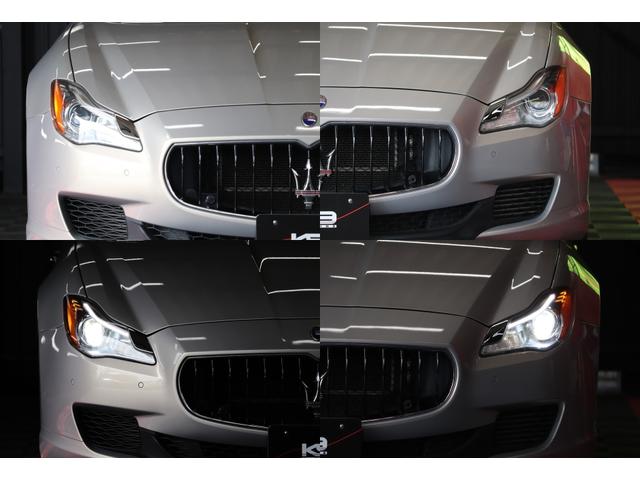 クアトロポルテ GT S ダークブラウンレザーシート アルカンターラルーフライニング ウッドインテリアトリム クリアランスソナー スカイフックサスペンション 純正ナビゲーション バックカメラ パドルシフト 純正20インチアルミ(19枚目)