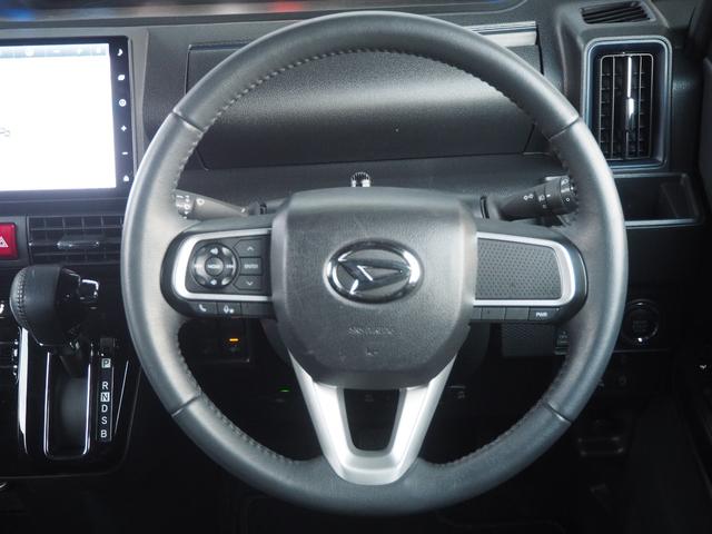 タント カスタムRS ターボ 両側電動ドア バックカメラ 衝突被害軽減システム 9インチナビ ハーフレザーシート コーナーセンサー スマートキー LEDヘッド ビルトインETC オートハイビーム 車線逸脱警報 オートライト(13枚目)