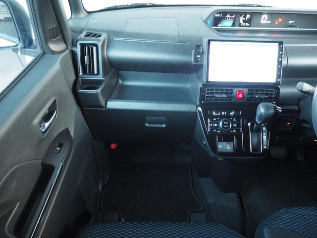 タント カスタムRS ターボ 両側電動ドア バックカメラ 衝突被害軽減システム 9インチナビ ハーフレザーシート コーナーセンサー スマートキー LEDヘッド ビルトインETC オートハイビーム 車線逸脱警報 オートライト(18枚目)