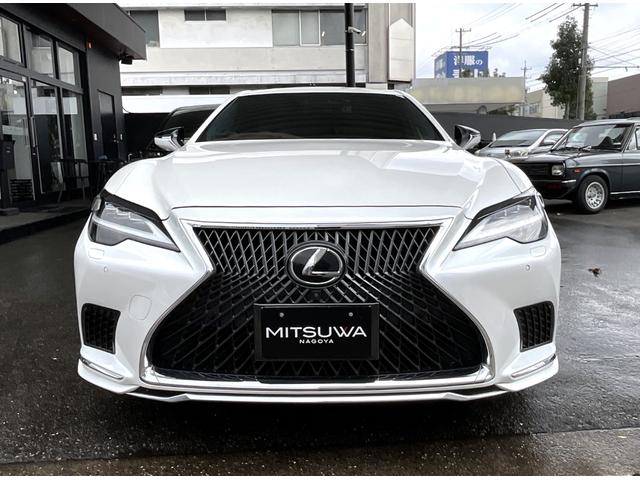 ＬＳ ＬＳ５００　エグゼクティブ　後期仕様　モデリスタエアロ　マンソリ―２２インチアルミ　セミアニリン本革／クリムゾンレッド＆ブラック　切子調カットガラス（１５０万）ムーンルーフ　マークレビンソン３Ｄサラウンド＆リヤエンターテイメント（23枚目）