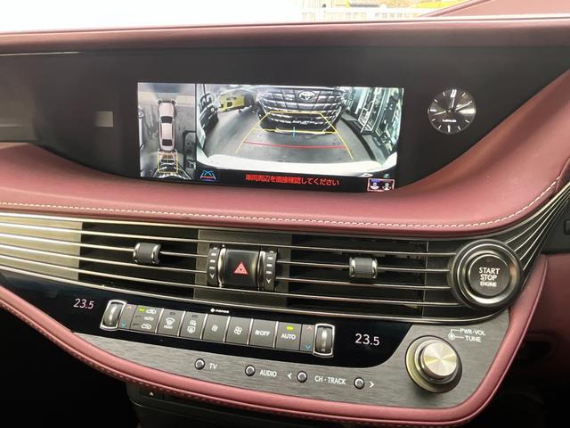 ＬＳ ＬＳ５００　エグゼクティブ　後期仕様　モデリスタエアロ　マンソリ―２２インチアルミ　セミアニリン本革／クリムゾンレッド＆ブラック　切子調カットガラス（１５０万）ムーンルーフ　マークレビンソン３Ｄサラウンド＆リヤエンターテイメント（56枚目）