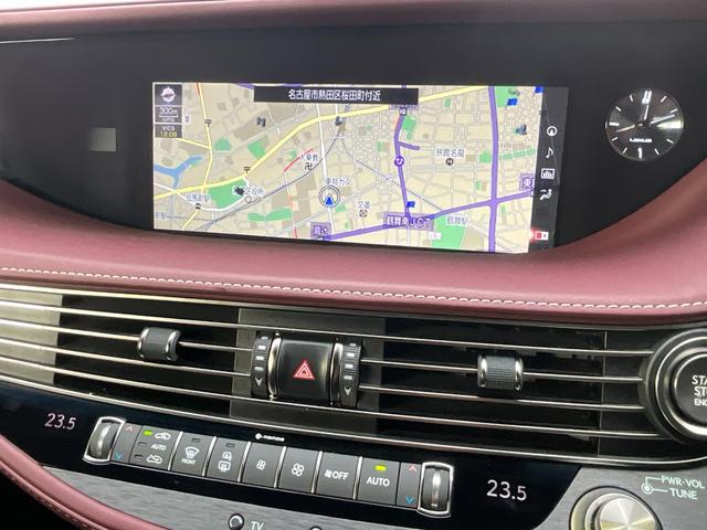 ＬＳ ＬＳ５００　エグゼクティブ　後期仕様　モデリスタエアロ　マンソリ―２２インチアルミ　セミアニリン本革／クリムゾンレッド＆ブラック　切子調カットガラス（１５０万）ムーンルーフ　マークレビンソン３Ｄサラウンド＆リヤエンターテイメント（57枚目）