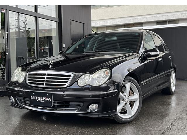 Cクラス C230アバンギャルドスポーツパッケージ 左H 黒革メモリー付パワーシート/シートH Gサンルーフ PTS クルーズコントロール パドルシフト 電動リヤシェード HID オートライト 前後ドラレコ ETC パナソニックHDDナビ/地デジTV(5枚目)