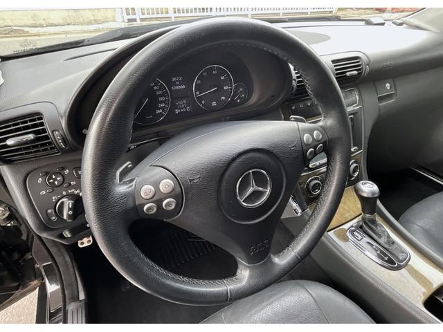 Cクラス C230アバンギャルドスポーツパッケージ 左H 黒革メモリー付パワーシート/シートH Gサンルーフ PTS クルーズコントロール パドルシフト 電動リヤシェード HID オートライト 前後ドラレコ ETC パナソニックHDDナビ/地デジTV(28枚目)