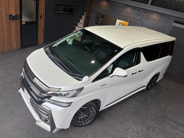 ヴェルファイアハイブリッド ＺＲ　１オーナー／アルパイン１０インチナビ＆フリップダウンＭ／スピーカー／Ｂカメラ／Ｂｌｕｅｔｏｏｔｈ／ドラレコ／社外１８ＡＷ／両側パワースライドドア／パワーバックドア／ハーフレザー／クルコン／ＧＯＯ鑑定（2枚目）
