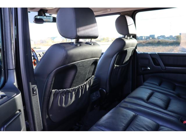 Ｇクラス Ｇ５００　ロング　スタッドレスタイヤセット付　ワンオーナー　ディーラー整備車　黒革　ＨＤＤナビ　バックカメラ　ＥＴＣ　純正１８インチ　シートヒーター　Ｂｌｕｅｔｏｏｔｈ　７人乗り　ラゲッジマット　背面スペアタイヤ（40枚目）