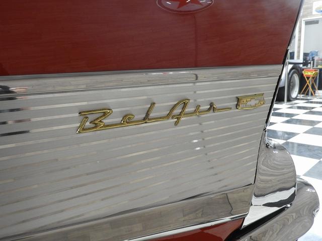 シボレーベルエア ベースグレード ハードトップ・マタドールレッド・ゴールドエンブレム(9枚目)