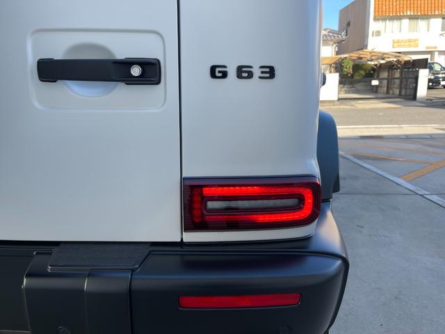 Ｇクラス Ｇ６３　Ｅｄｉｔｉｏｎ　マグノホワイト　左Ｈ（20枚目）