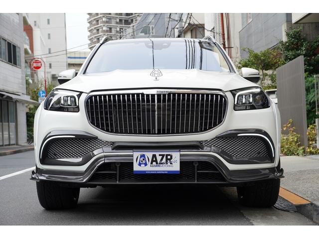 GLS GLS600 4マチック 正規ディーラー車 社外エアロ 社外ホイール ローダウン パノラミックサンルーフ ブルメスターサウンド リアエンターテイメント アンビエントライト レーダーセーフティー リラクゼーション機能(6枚目)