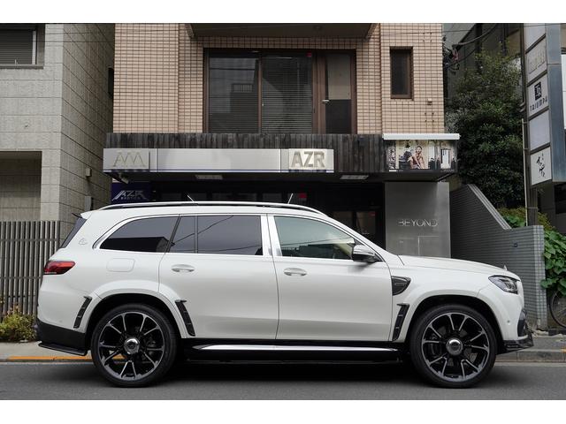 GLS GLS600 4マチック 正規ディーラー車 社外エアロ 社外ホイール ローダウン パノラミックサンルーフ ブルメスターサウンド リアエンターテイメント アンビエントライト レーダーセーフティー リラクゼーション機能(8枚目)