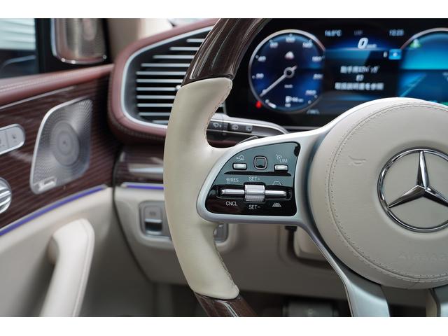 GLS GLS600 4マチック 正規ディーラー車 社外エアロ 社外ホイール ローダウン パノラミックサンルーフ ブルメスターサウンド リアエンターテイメント アンビエントライト レーダーセーフティー リラクゼーション機能(48枚目)