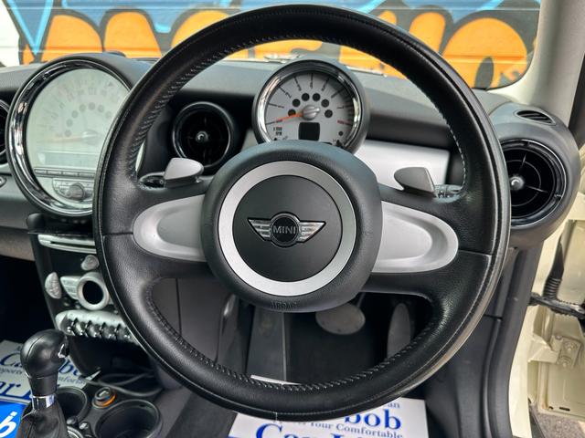 クーパー　Ｒ５６Ｃｏｏｐｅｒ　クーパーＳ用オプション１６インチアルミホイール　タイミングチェーン＆チェーンガイド＆テンショナーｅｔｃ交換済み　パドルシフト　ＥＴＣ　禁煙車　無事故車　修復歴無車　正規ディーラー車(9枚目)