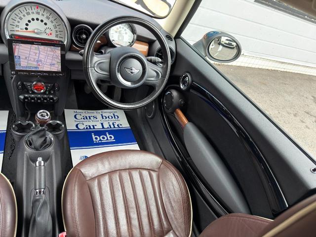 MINI クーパー R56後期クーパー 6速MT ブラウンレザーシート タイミングチェーン&VANOSセンサーなと交換済 HDDナビ&バックカメラ 17インチAW ETC 禁煙車 無事故車 修復歴無車 正規ディーラー車(42枚目)