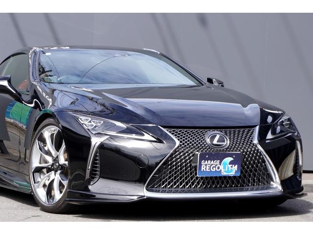 ＬＣ５００　Ｓパッケージ　法人１オーナー　２１２ブラック　Ｍｚ　ＳＰＥＥＤエアロ　ローダウン　エンジンスターター　マークレビンソン　赤スポーツシート　純正ＯＰ２１インチＡＷ　メモリーナビ　フルセグＴＶ　走行中可　リアカメラ(6枚目)