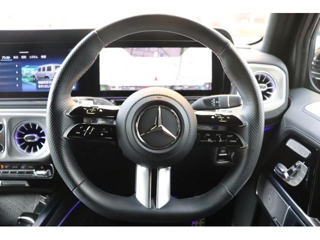 Ｇクラス Ｇ４５０ｄ　ローンチエディション限定車　マヌファクトューアプログラムプラス　ボディー同色スペアタイヤリング　ドライビングアシスタンスパッケージ　チタニウムグレーナッパレザー（ダイヤモンドステッチ入り）ＭＢＵＸナビ　キーレスゴー（59枚目）