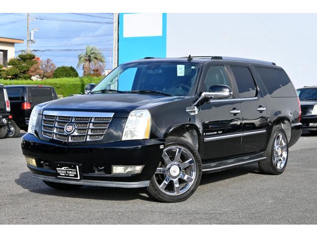 キャデラックエスカレード ＥＳＶ　クライメイトパッケージ　４ＷＤ　ロングボディ　サンルーフ　黒本革シート　純正クローム２２インチホイール　パワーバックドア　エアシート＆シートヒーター＆パワーシート　バックカメラ　ＥＴＣ　キーレス（2枚目）