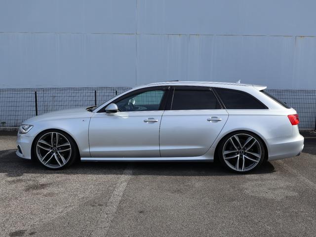 Ａ６アバント ２．８ＦＳＩクワトロ　Ｓラインパッケージ　サンルーフ　ＲＳ　２１インチアルミ　ＫＷ車高調　純正ナビ・フルセグ（走行中視聴可）・バックカメラ　黒革パワーシート＆ヒーター　パワートランク　ＢＯＳＥサウンド　スマートキー　純正フロアーマット（7枚目）