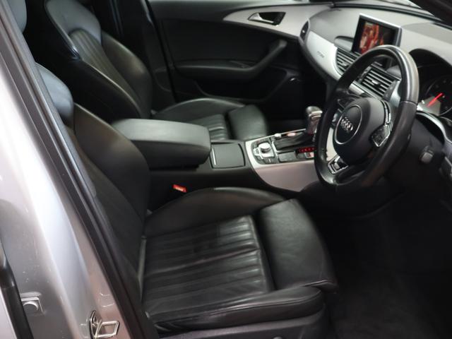 Ａ６アバント ２．８ＦＳＩクワトロ　Ｓラインパッケージ　サンルーフ　ＲＳ　２１インチアルミ　ＫＷ車高調　純正ナビ・フルセグ（走行中視聴可）・バックカメラ　黒革パワーシート＆ヒーター　パワートランク　ＢＯＳＥサウンド　スマートキー　純正フロアーマット（13枚目）