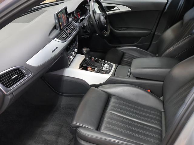 Ａ６アバント ２．８ＦＳＩクワトロ　Ｓラインパッケージ　サンルーフ　ＲＳ　２１インチアルミ　ＫＷ車高調　純正ナビ・フルセグ（走行中視聴可）・バックカメラ　黒革パワーシート＆ヒーター　パワートランク　ＢＯＳＥサウンド　スマートキー　純正フロアーマット（14枚目）