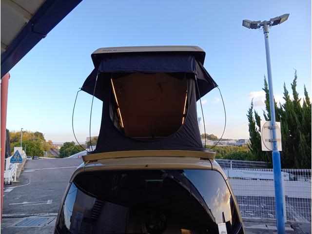 フリード ｅ：ＨＥＶクロスター　新車／キャンピングカー／ホワイトハウスキャンパー／ＰＯＰＵＰ／ポップアップ／車中泊／ＦＦヒーター／回転シート（7枚目）