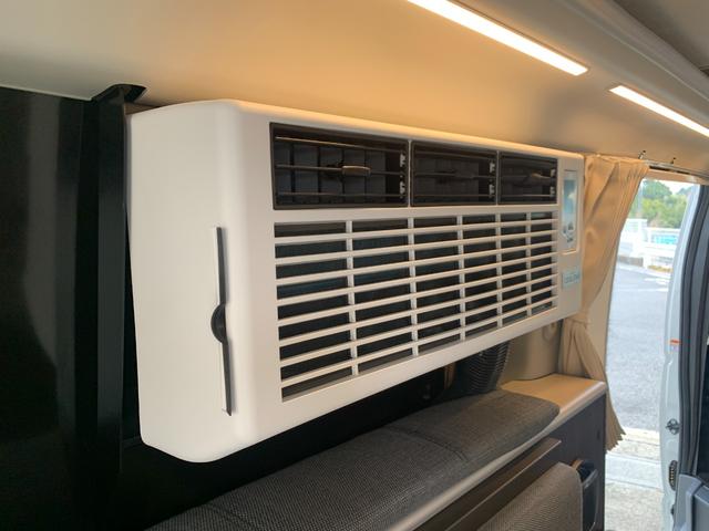 ハイエースバン ＳロングワイドＤＸ　ＧＬパッケージ　ハイエースキャンパー／ホワイトハウスキャンパー製／ＦＲＰオリジナＰＯＰ　ＵＰルーフ＆テント／ギャレー／４０Ｌ冷蔵庫／カセットコンロ＆コンパクトシンク／ＣＴＥＫ昇圧走行充電システム／フライスクリーン（22枚目）