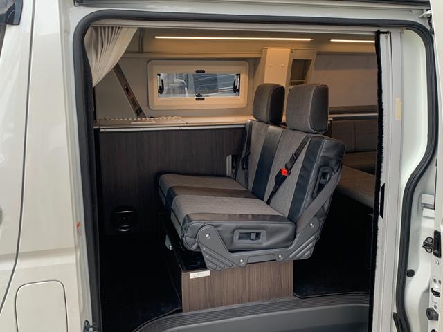 ハイエースバン ＳロングワイドＤＸ　ＧＬパッケージ　ハイエースキャンパー／ホワイトハウスキャンパー製／ＦＲＰオリジナＰＯＰ　ＵＰルーフ＆テント／ギャレー／４０Ｌ冷蔵庫／カセットコンロ＆コンパクトシンク／ＣＴＥＫ昇圧走行充電システム／フライスクリーン（41枚目）