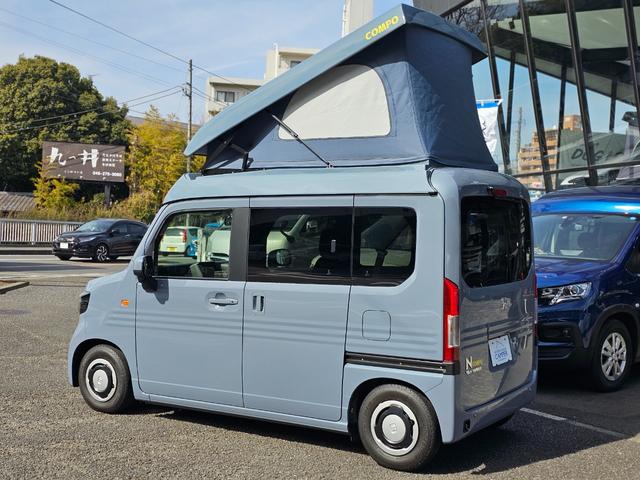 Ｎ－ＶＡＮ＋スタイル ファン・ホンダセンシング　ポップアップルーフ／ＦＦヒーター／サブバッテリー／走行充電システム／ＤＣソケット／室内照明／外部電源＆ＡＣコンセント／純正マルチボード／プライバシーカーテン（6枚目）