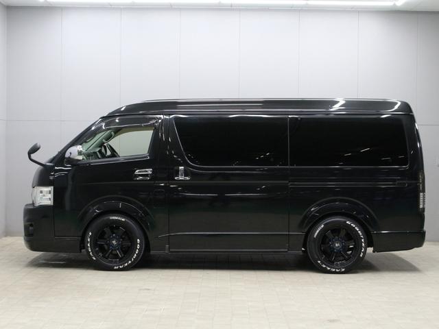 ハイエースワゴン GL ワンオーナー ローダウン オーバーフェンダー構造変更済み HDDナビ フルセグ リアモニター 左パワースライドドア 17インチAW ホワイトレタータイヤ 社外テール(6枚目)