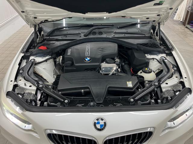 ２シリーズ ２２０ｉカブリオレ　Ｍスポーツ　茶シート　修復歴無し　純正ナビゲーション　モニター修繕済み　バックカメラ　Ｂｌｕｅｔｏｏｔｈ　障害物センサー　運転／助手席シートヒーター　ＨＩＤオートライト　フォグランプ　パドルシフト　ＥＴＣ（65枚目）