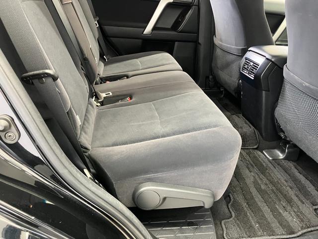 ランドクルーザープラド TX サンルーフ 7人乗り 黒内装 ガソリン 修復歴無し 12ヶ月点検整備・保証付き 純正7インチナビ 追従型クルコン バックカメラ Bluetooth 障害物センサー 社外17インチホイール A/Tタイヤ(57枚目)